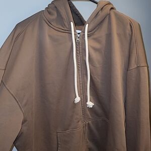Women's Brown Hoodie Sweater